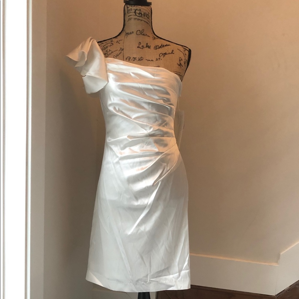 Hailey Adrianna Papell Pintuck Dress NWT
